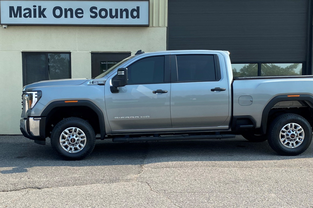 Chevrolet 2024 2500HD with professional window tint in North Bay
